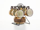 6-Piece Cup & Saucer Set